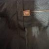 Tasso Elba Vitale Barberis Men New Wool Mohair Black Striped Pant 38L Suit 46R