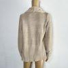 10-6095.jpg Twelfth Love Faux Fur Cardigan Sweater S Faux Suede Beige Open Front Warm Knit