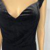 10-610.jpg Faeriesty Velvet Off Shoulder 2XL Stretch Black Ball Gown Mermaid Cascading Glam