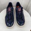 Puma Basket Classics Men Patent Leather Sneakers Size 10 Blue Red White