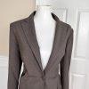 10-6163.jpg Talbots Women Wool Lycra Spandex Skirt Size 12 Suit Size 10 Brown Lined Pleated