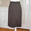 10-6165.jpg Talbots Women Wool Lycra Spandex Skirt Size 12 Suit Size 10 Brown Lined Pleated