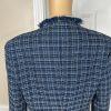 10-6222.jpg Kasper Tweed Skirt 8 Suit M Twilight Blue Multi Open Front Collarless 2PC New