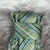 Elegant Handcrafted Necktie Necklace with a Detachable Brooch Effortlessly Chic