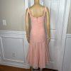 Jack Bryan 1970 Vtg Party Dress Size 12 Peach Beaded Flapper Drop waist Gown