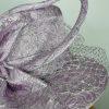 Moshita Couture Elegant Church Hat handcrafted Pick Purple Large Beaded Bow