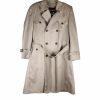 10-6311.jpg CERNIE II VTG Trench Coat Size 42 Beige Double Breasted Belted Removable Liner