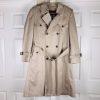 10-6312.jpg CERNIE II VTG Trench Coat Size 42 Beige Double Breasted Belted Removable Liner