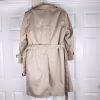 10-6318.jpg CERNIE II VTG Trench Coat Size 42 Beige Double Breasted Belted Removable Liner