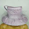 Moshita Couture Elegant Church Hat handcrafted Pick Purple Large Beaded Bow