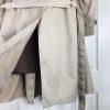 10-6320.jpg CERNIE II VTG Trench Coat Size 42 Beige Double Breasted Belted Removable Liner