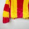 Celebrity Fashion By Hera Collection Faux Fur Jacket Size S Pink Yellow Cropped