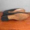 Sam Edelman Loraine Soft Leather Loafers Size 8M Black Goldware Timeless Sleek