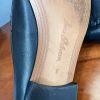 Sam Edelman Loraine Soft Leather Loafers Size 8M Black Goldware Timeless Sleek