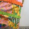 Alden Adair Camilla Santiago Midi Maxi Dress Size M Resort Tropical Ruffle