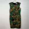 Kasper Women Polyester Lined Dress Suit Size 12 Multicolor Timeless 2PC