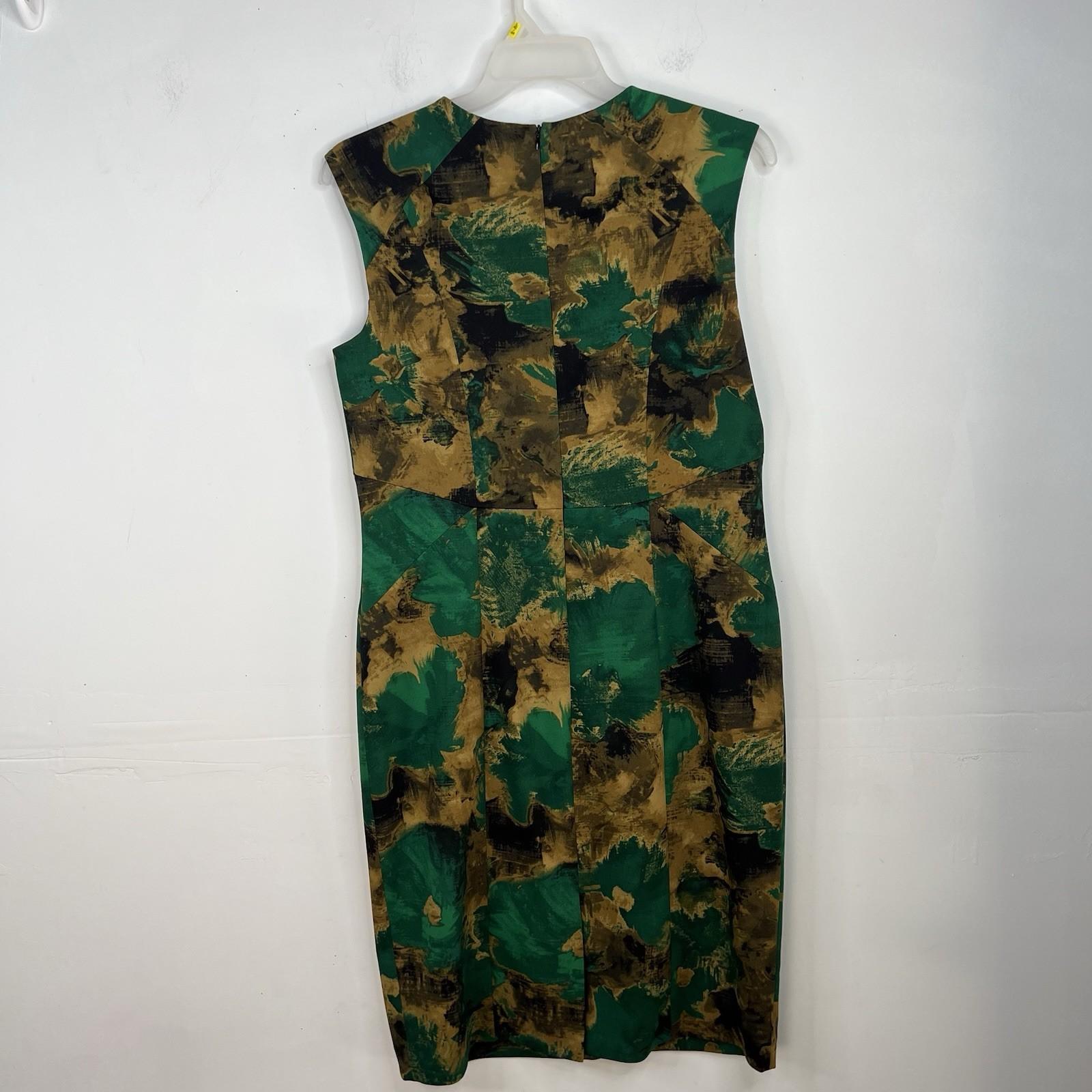 Kasper Women Polyester Lined Dress Suit Size 12 Multicolor Timeless 2PC