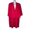 Kasper Stretch Dress Suit 18W Multi Open Front 2PC Crepe Iconic Everlasting 2PC