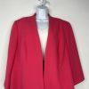 Kasper Stretch Dress Suit 18W Multi Open Front 2PC Crepe Iconic Everlasting 2PC