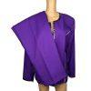 Ben Marc Int Women Polyester Pant Suit Size 18 Purple Open Front Lined 2PC New