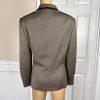 EVAN PICONE 2PC Brown Beige Polyester Lined Single Breasted Pant Suit Size 14