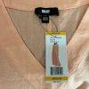 DKNY Linen Maxi Dress M Flamingo Sleeveless Relaxed Slit Loungewear Flattering