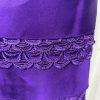 10-653.jpg Diana Polyester Skirt Suit Top Size 8 Purple Tiered Ruffle Elastic Waist 3PC New