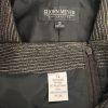 JOHN MEYER 2PC Black Gold Metallic Acrylic Wool Blend Cocktail Skirt Suit SZ 12