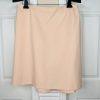 John Meyer Polyester Skirt Suit Size 16 Salmon Stand Up Collar Zip Up 2 Piece