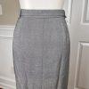 Cool Chic Women Polyester Rayon Skirt Suit Size 10 Gray Lined Belted 2PC
