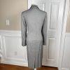 Cool Chic Women Polyester Rayon Skirt Suit Size 10 Gray Lined Belted 2PC