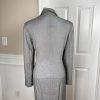 Cool Chic Women Polyester Rayon Skirt Suit Size 10 Gray Lined Belted 2PC