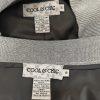 Cool Chic Women Polyester Rayon Skirt Suit Size 10 Gray Lined Belted 2PC