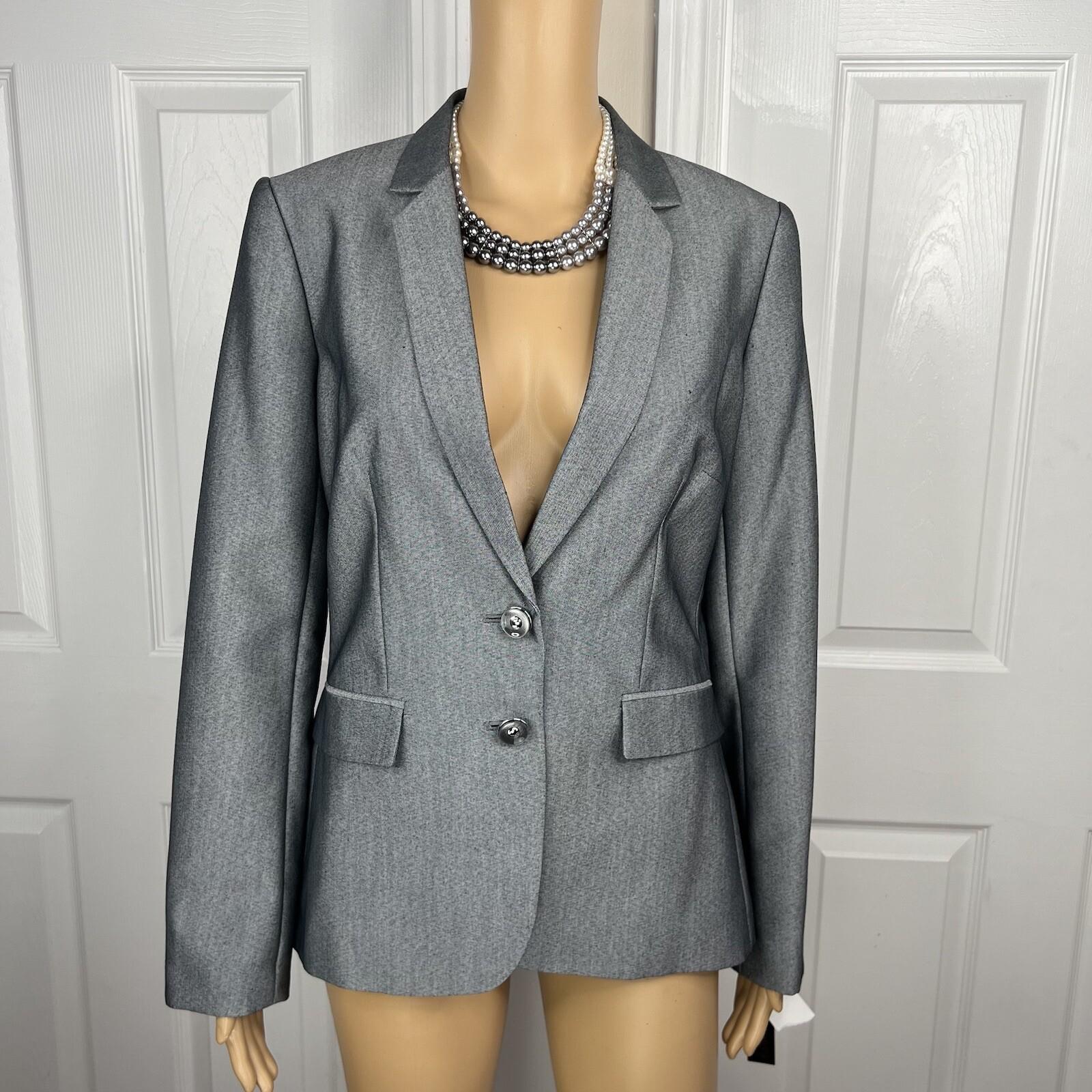 John Meyer Women Polyester Pant Suit Size 6 Shark Career 2Piece Notch Collar New