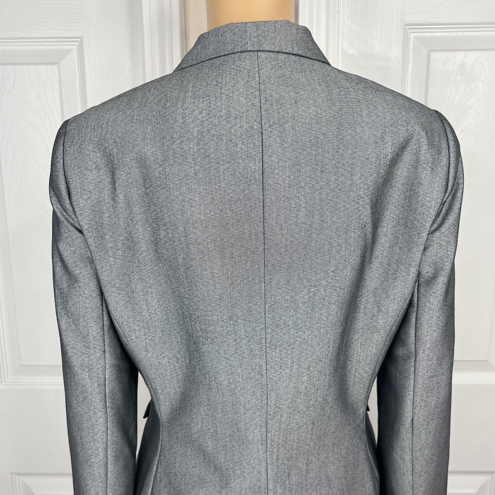 John Meyer Women Polyester Pant Suit Size 6 Shark Career 2Piece Notch Collar New