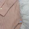 Peter Millar Button Up Shirt Size 15S Long Orange NanoLuxe Check Classic New