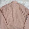 Peter Millar Button Up Shirt Size 15S Long Orange NanoLuxe Check Classic New