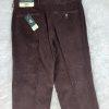 Lauren Ralph Lauren Men Velour Velvet Dress Pants Size 32x32 Brown Career New