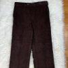 Lauren Ralph Lauren Men Velour Velvet Dress Pants Size 32x32 Brown Career New