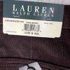 Lauren Ralph Lauren Men Velour Velvet Dress Pants Size 32x32 Brown Career New