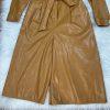 Asos Design Leather Look Jumpsuit Size 8 Caramel Faux leather Belted New