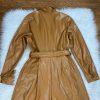 Asos Design Leather Look Jumpsuit Size 8 Caramel Faux leather Belted New