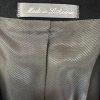 Oscar De La Renta Vintage Men Cashmere Wool Blazer 48R Black 2 Button Ventless
