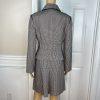 Ann Taylor Loft Cotton Skirt Suit Size 6 Beige Black Lined Career Pockets 2PC