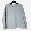 Oscar de la Renta Women Size M Periwinkle Long Sleeve Crew Neck Pullover Sweater