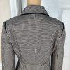 Ann Taylor Loft Cotton Skirt Suit Size 6 Beige Black Lined Career Pockets 2PC