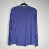 Soft Surroundings Anouk Top Blouse Size XL Periwinkle V Neck Front Drape