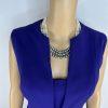 10-6724.jpg Evan Picone Vintage 80s Midi Dress Size 10 A line Sleeveless Feminine Tiered