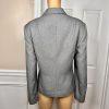 Le Suit Women  Polyester Pant Suit Size 16 Gray Lined Notch Collar Career 2PC