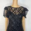 Vintage Shuet Young Dress Size 9/10 Lace Sequin Tea Party Evening Chic Gothic